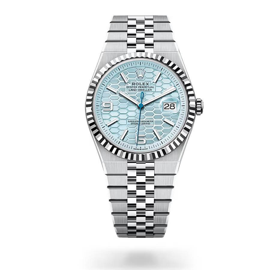 Rolex Land-Dweller Blue Dial 127336 Authentic Copy 1:1