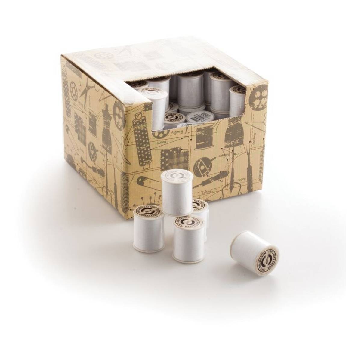 Polyester Thread x160m White