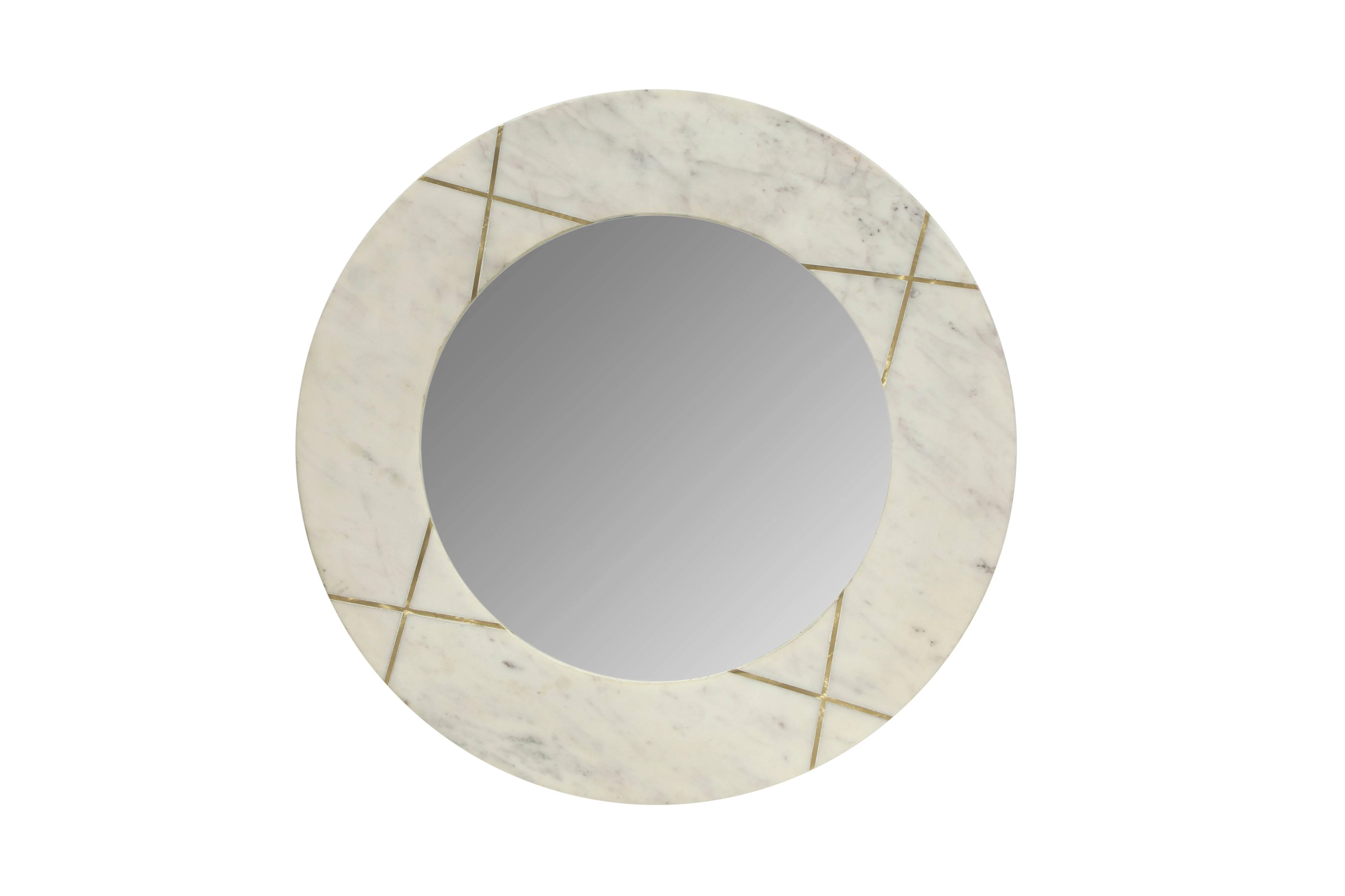Wandspiegel Dexter marmer rond