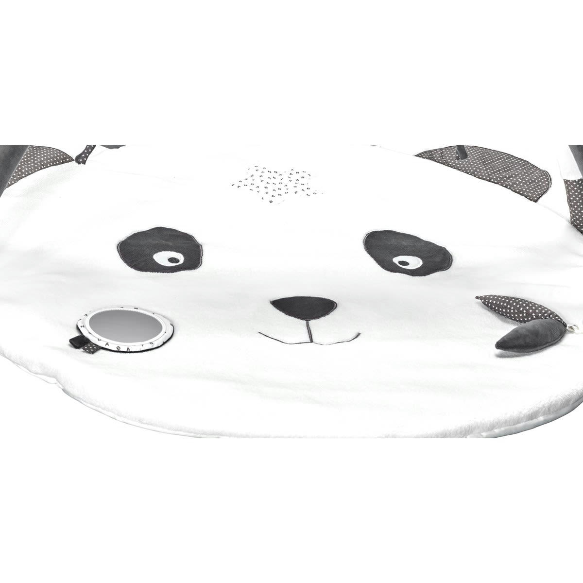 CHAO CHAO - Tapis d'éveil 100x80cm en velours blanc