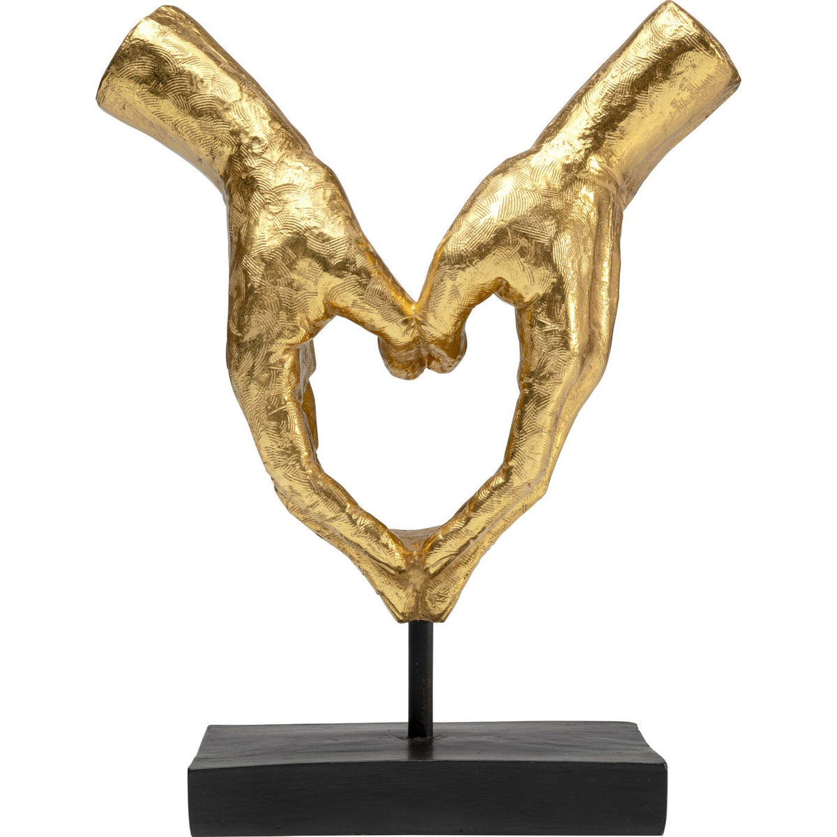 Kare Design Woonaccessoires handen hart goud staand 33cm