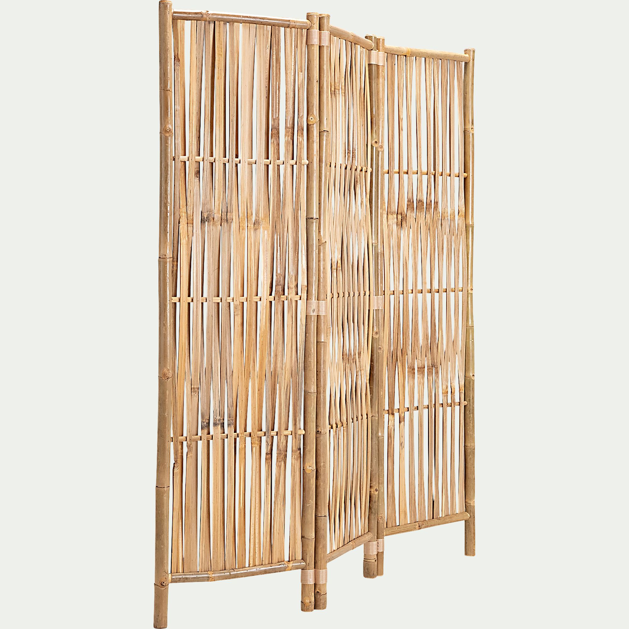 DRISS - Paravent 3 volets en bambou - L139cm