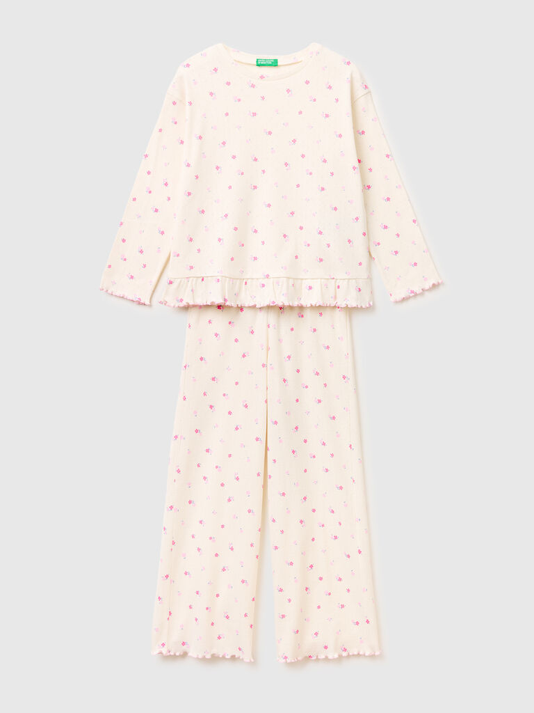 Floral pajamas