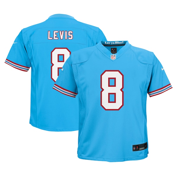 Will Levis Tennessee Titans Nike Preschool Alternate Player Game Jersey - Light Blue/Navy