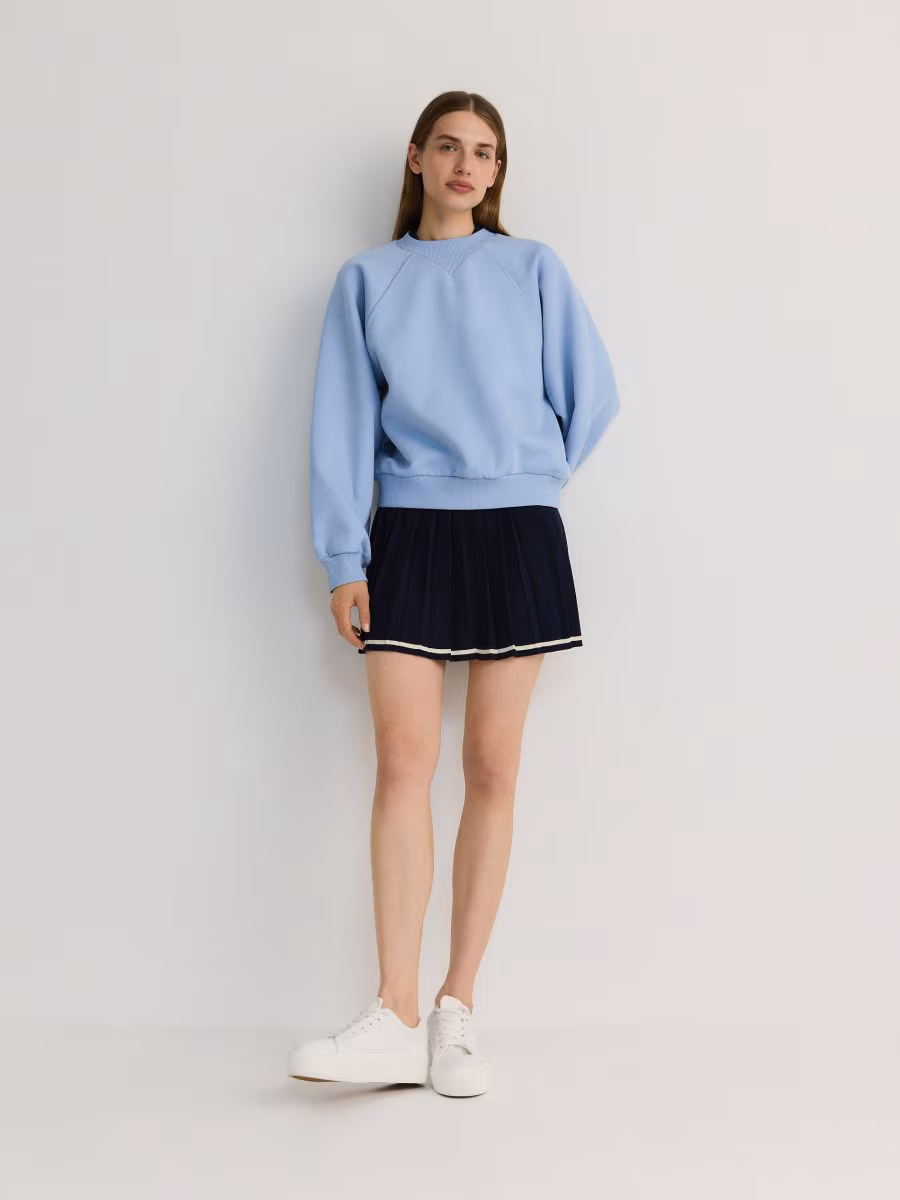 Cotton Sweatshirt With Embroidery
