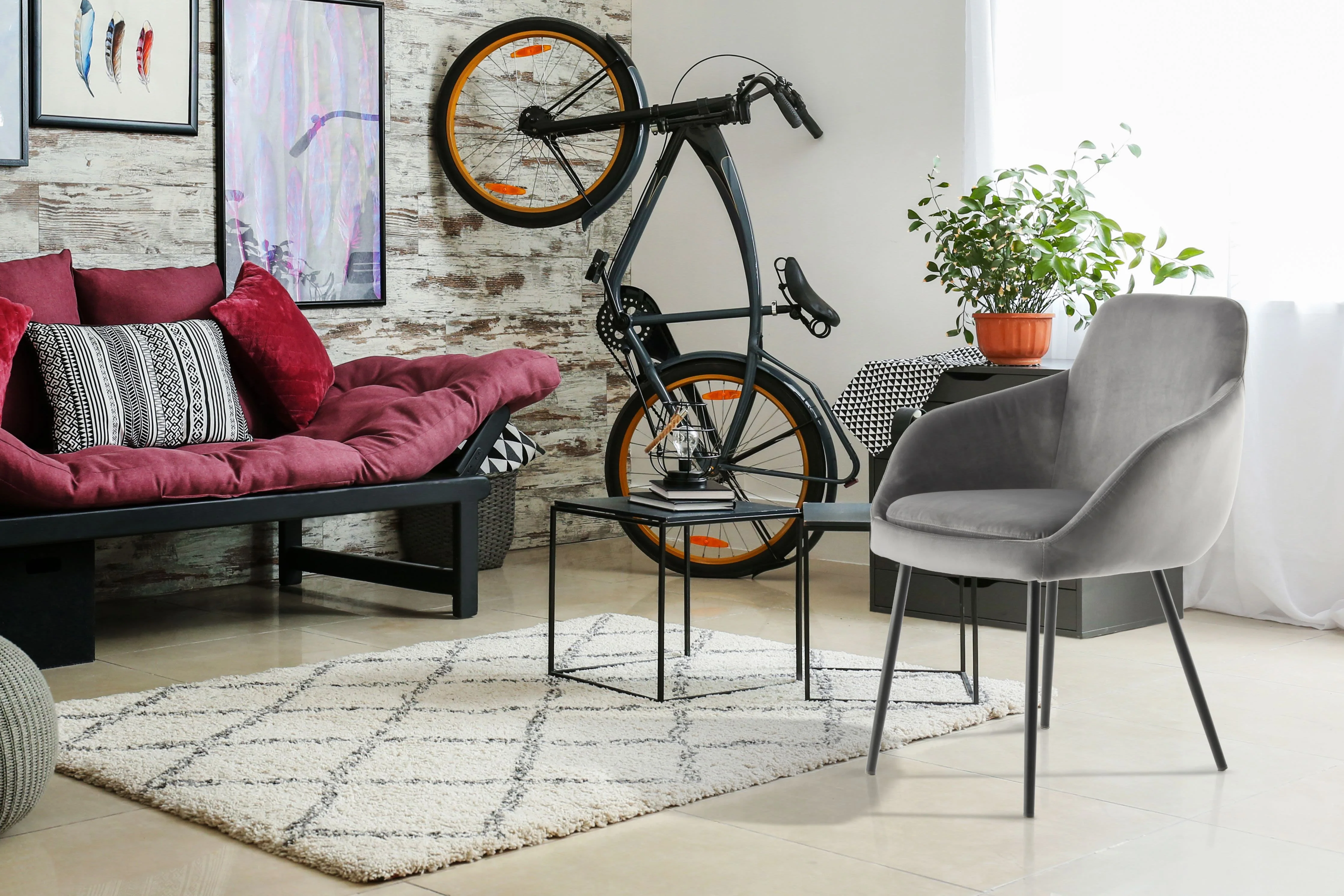 Set van 2 eetkamerstoelen Cobain velvet