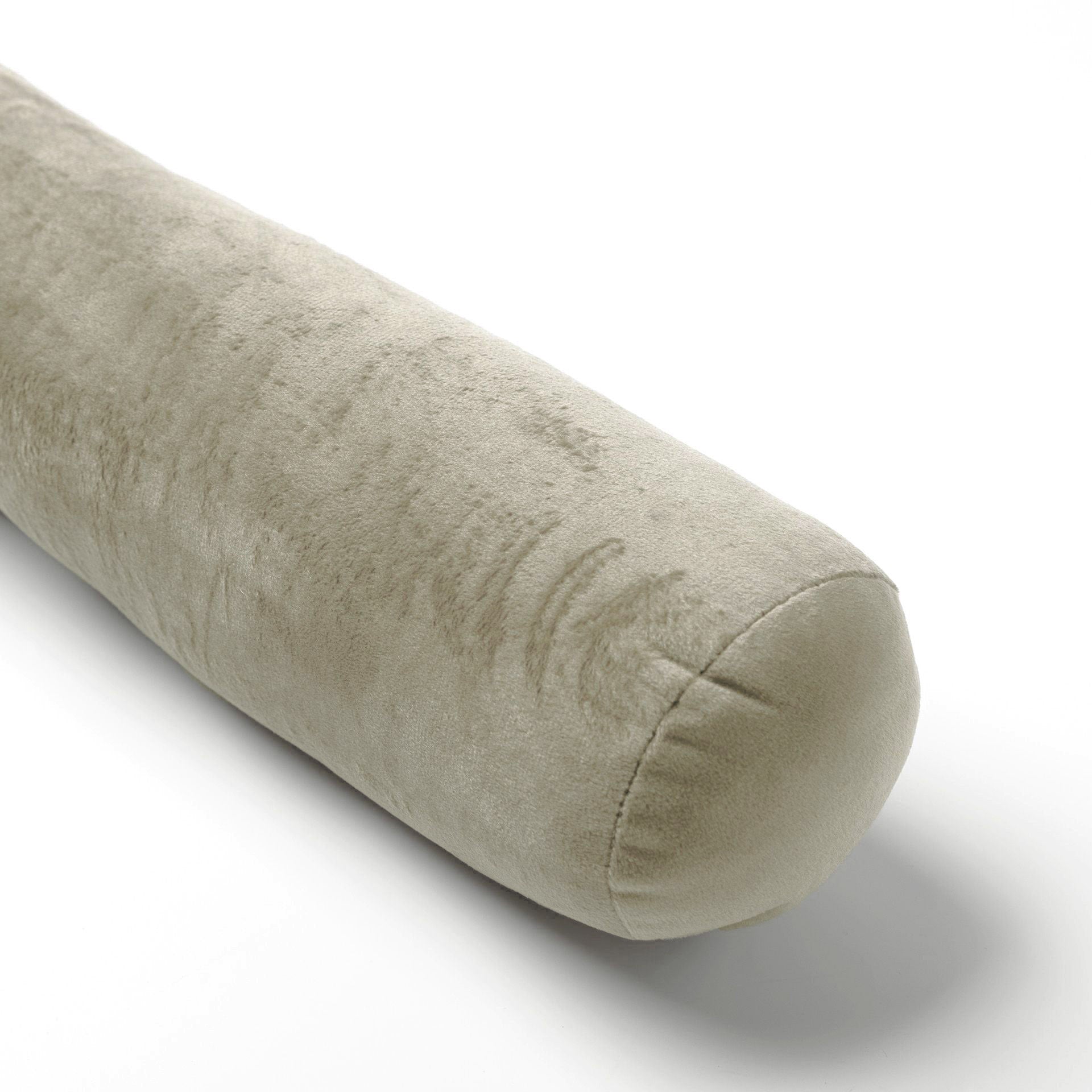 FINN - tochtstopper 90x10 cm - velvet - Pumice Stone - beige