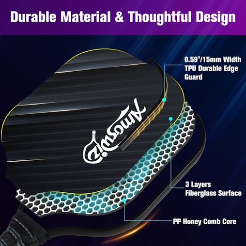 NNETM Pickleball Paddle Set with Balls & Bag (4pcs)