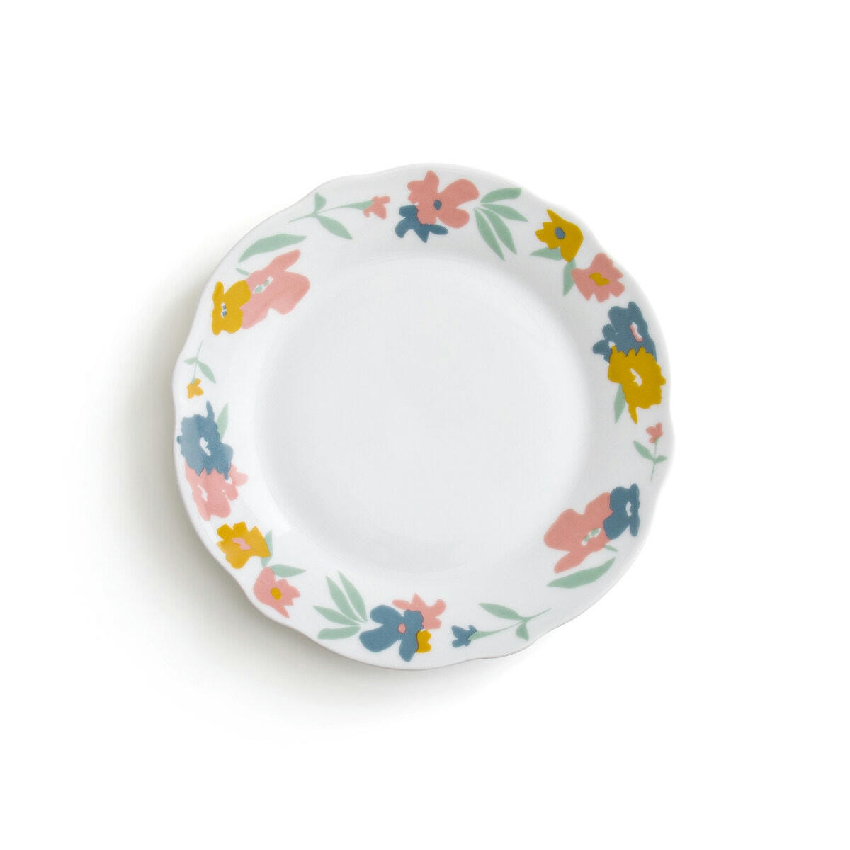 Lot de 4 assiettes à dessert, Azaléa