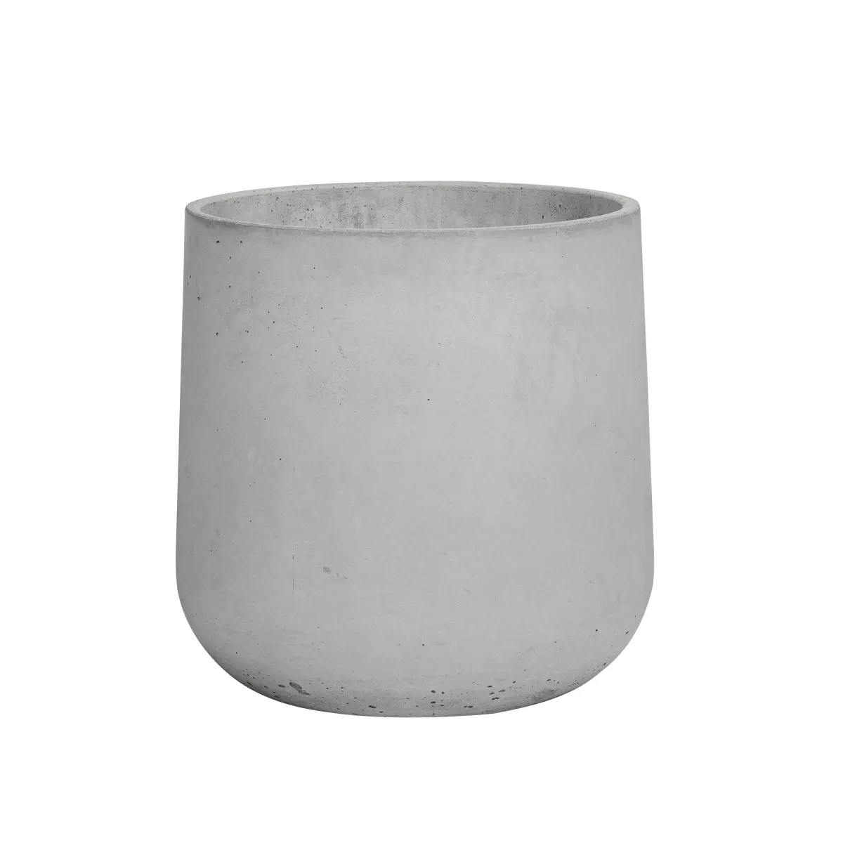 Donica Betonowa Zewnętrzna Zadora BOWL M 60x60 cm szary naturalny
