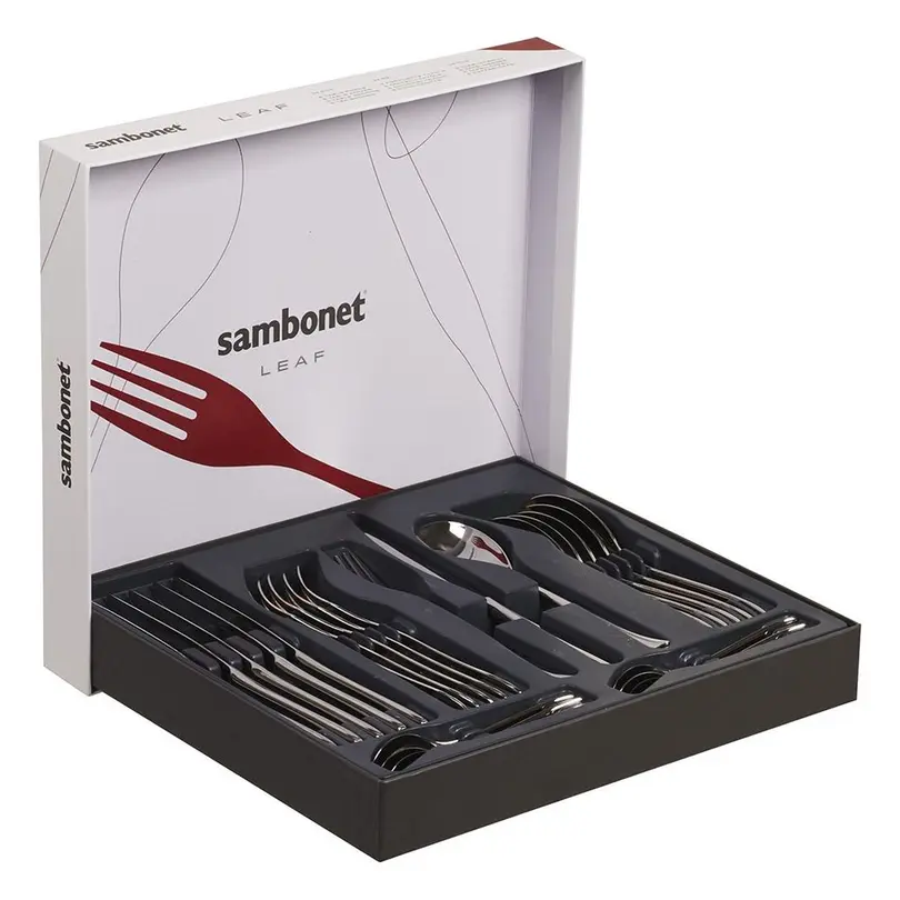 Besteckset 24-teilig Leaf