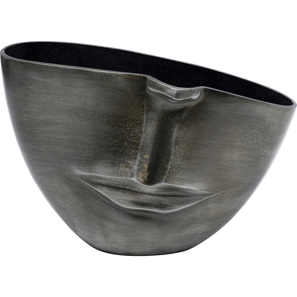Kare Design Vaas half gezicht antraciet 31cm