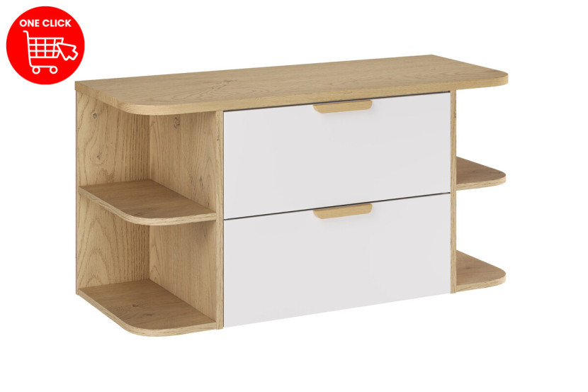 Szafka pod Umywalkę Aster White 100cm z Blatem