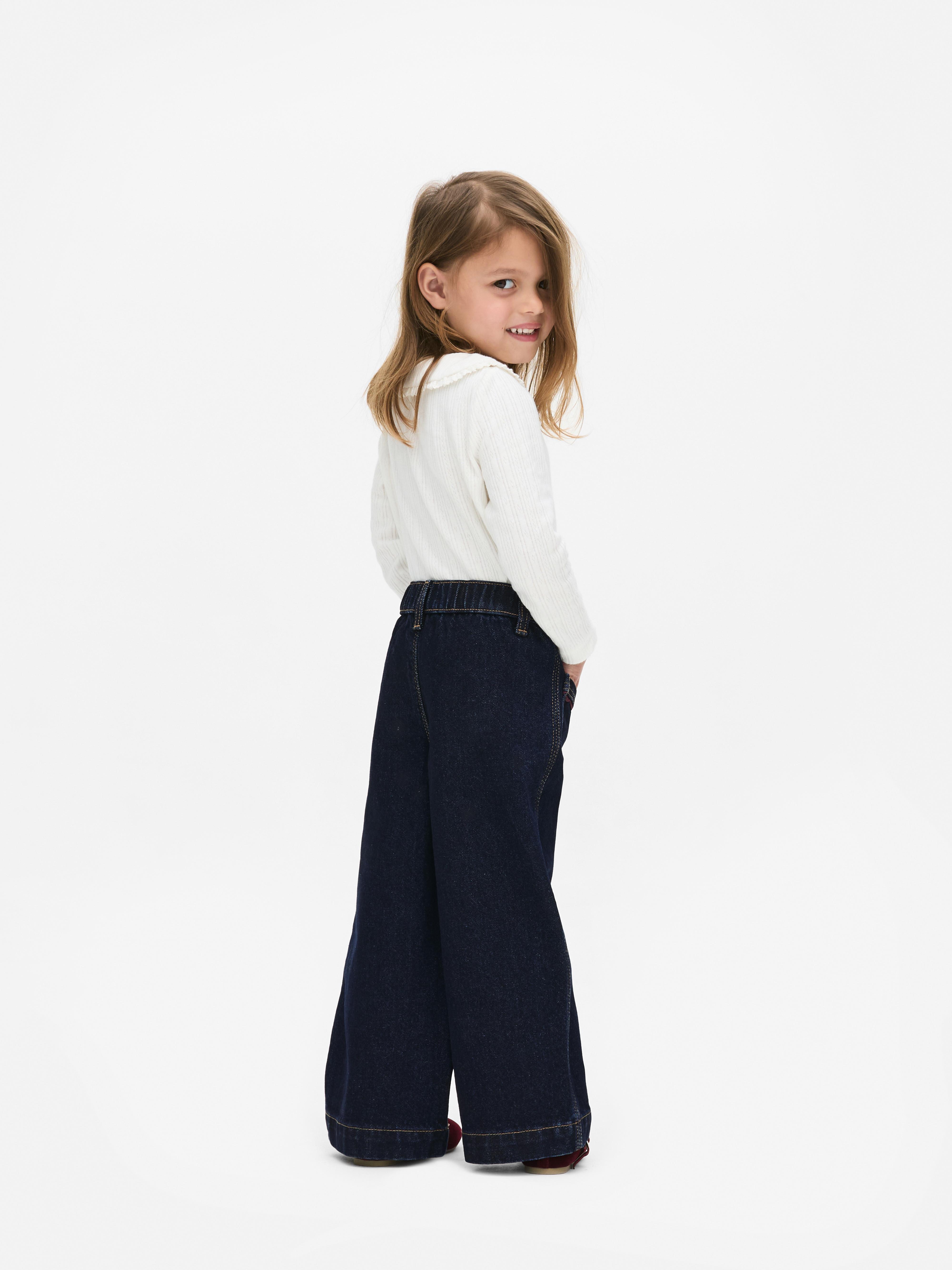 1.5-8yrs | The Edit Wide Leg Jeans