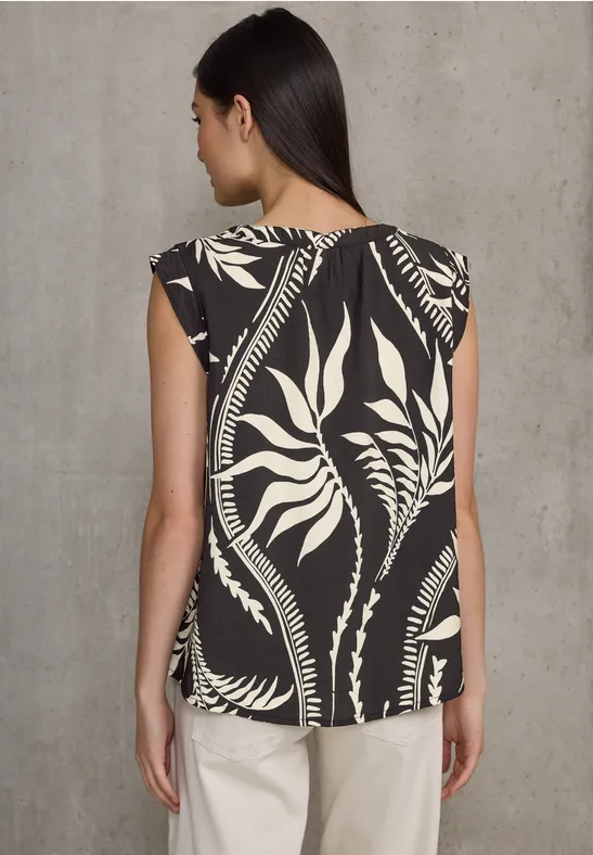 Blusentop mit Rüschen