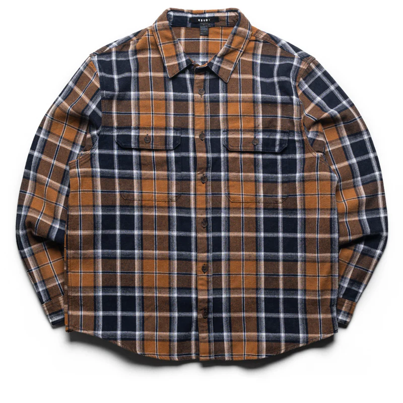 Ksubi Rosebowl 1999 L/S Shirt - Rusted Navy