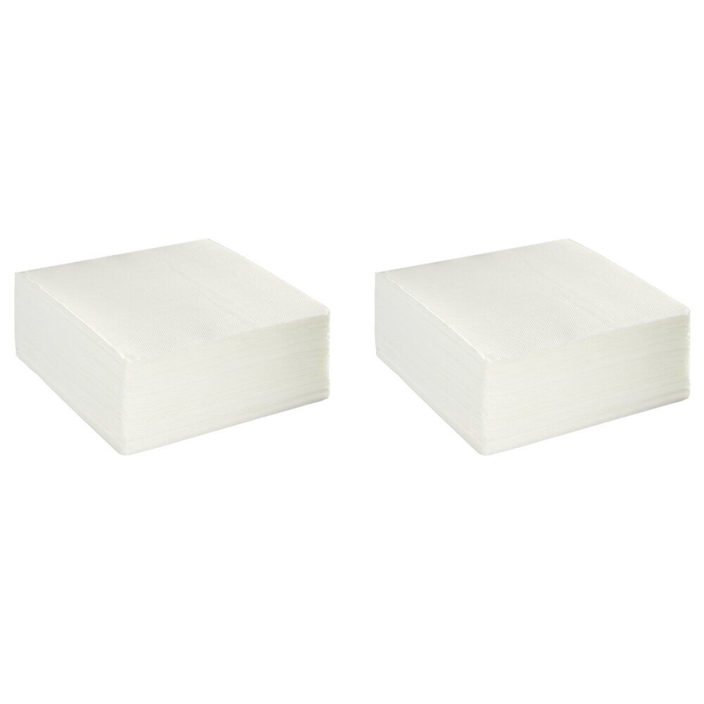 Serviette papier x200 ouate blanc 29x29cm