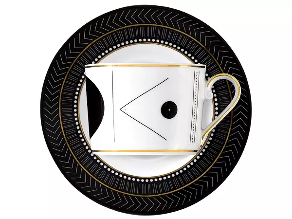 Zestaw do kawy dla 6 osób (12el) Ćmielów - Kolekcja Jenny ART DECO GX48