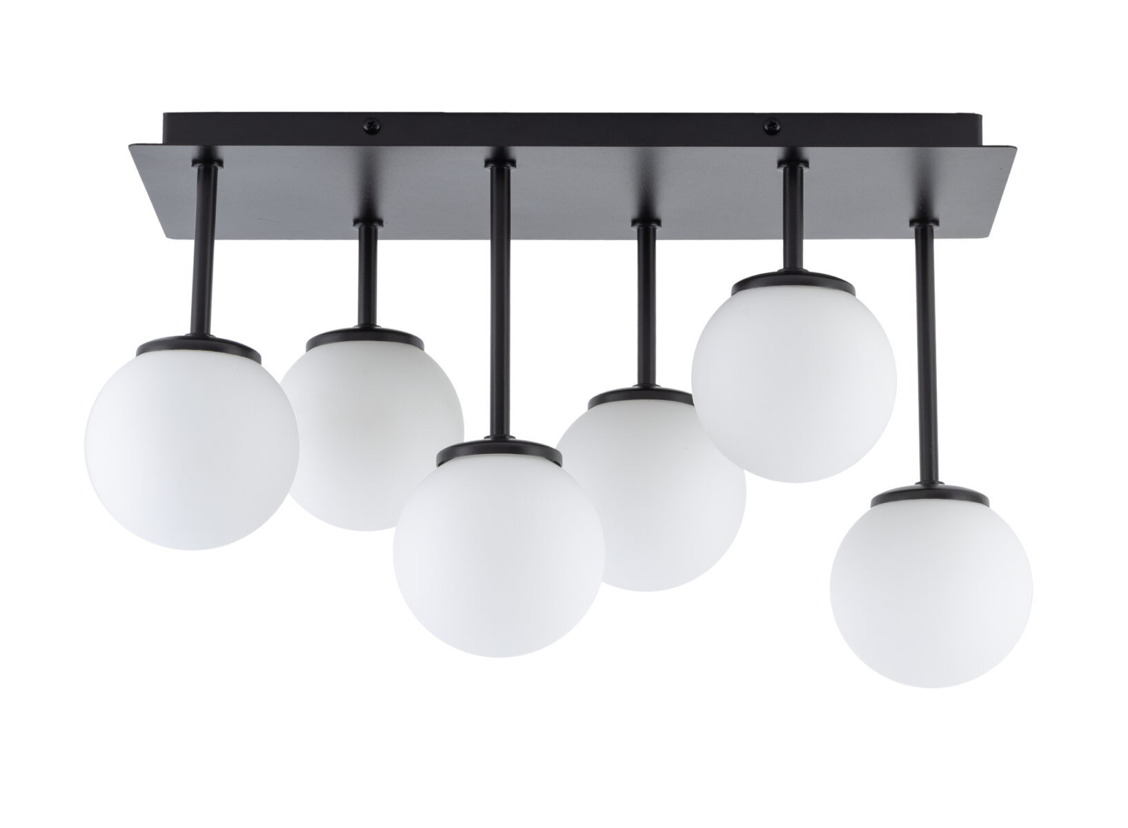 Lampa sufitowa czarno-biała Tulia 6xG9x12W wym: 25x42x19 cm Sigma Lighting