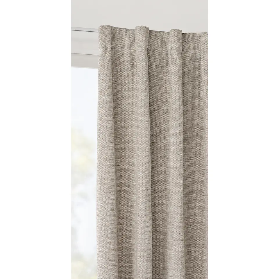 Gordijn Mara - beige - semi-verduisterend - 140x280 cm (1 stuk)
