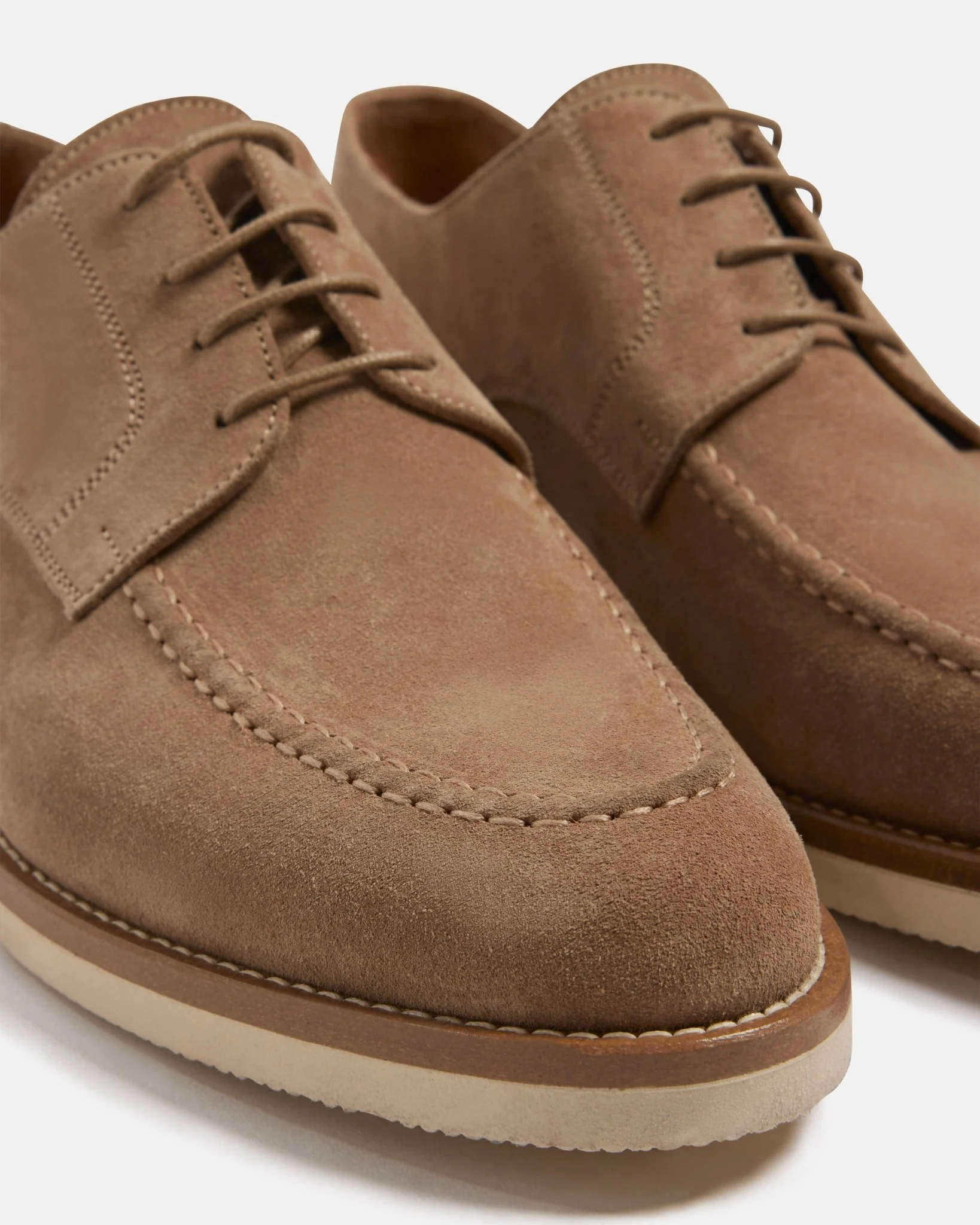 DERBIES AREZZO/VEL BEIGE