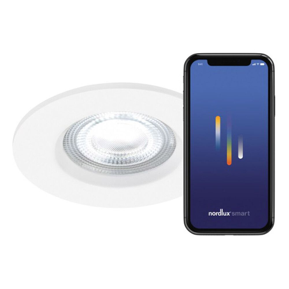 DOWNLIGHTS NORDLUX DON SMART 4,7W IP65 HVIT