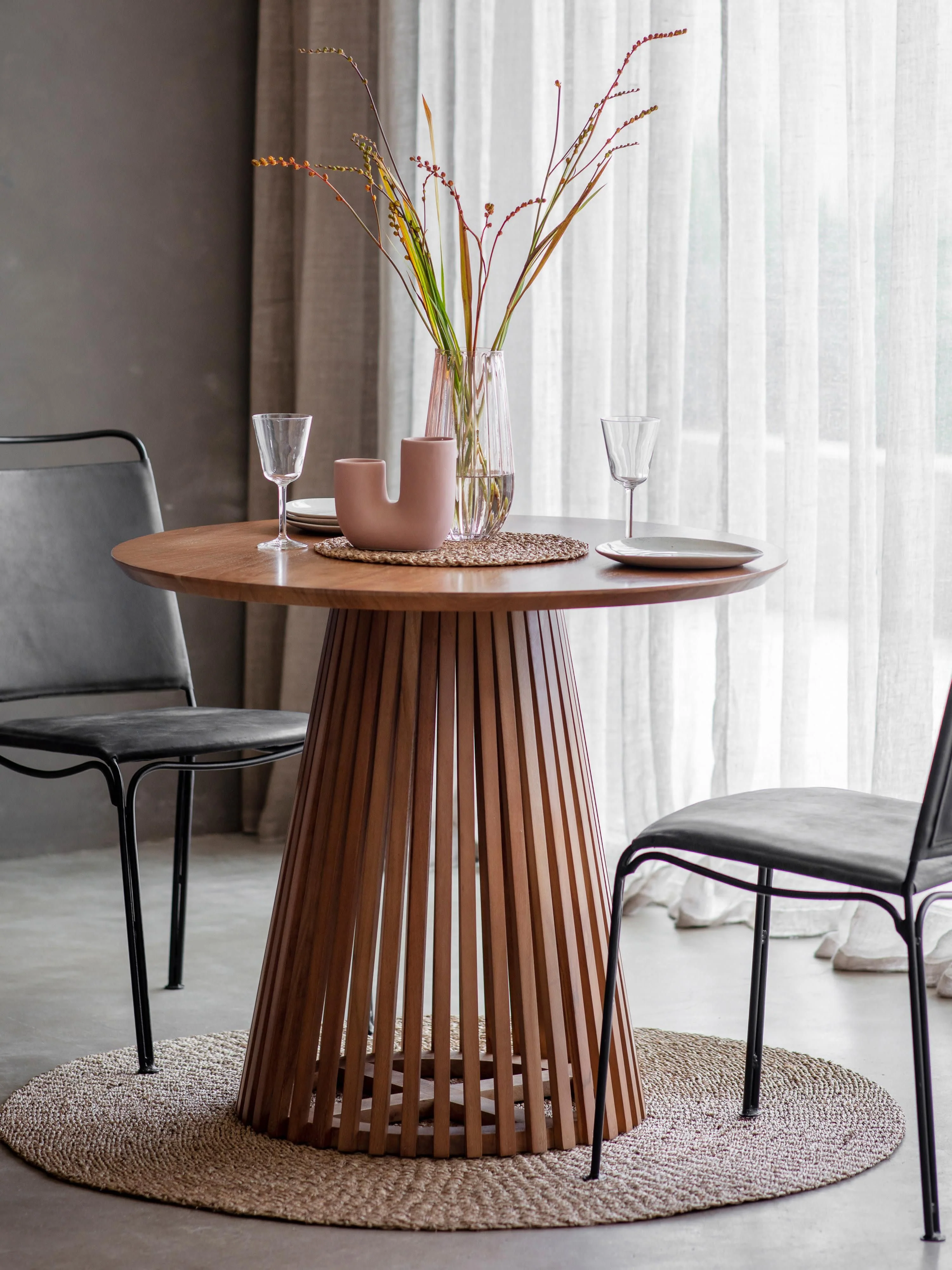 Runder Holz-Esstisch Brookland, Ø 90 cm