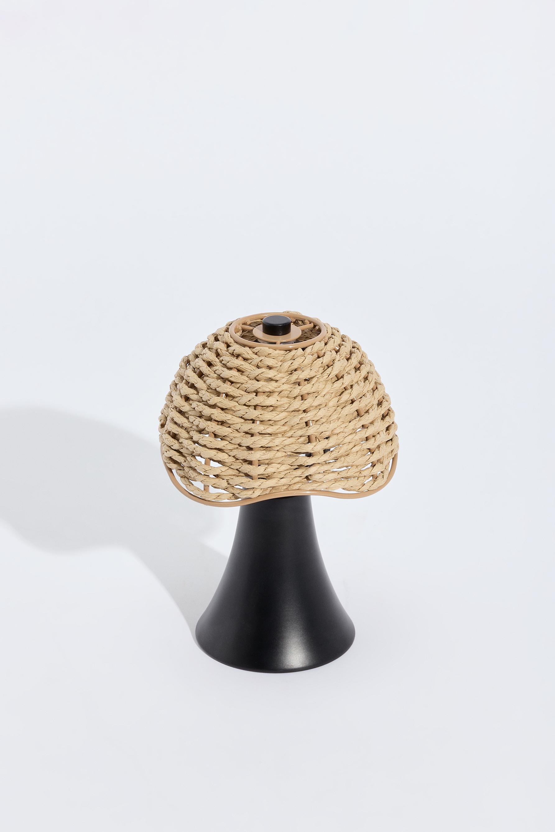 Lámpara mesa forma seta 19 cm