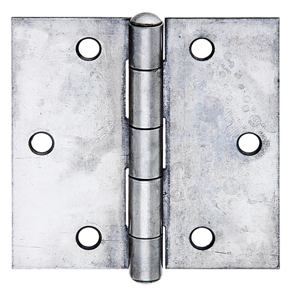 Scharnier, LxB: 6 x 6 cm, Silber, Edelstahl