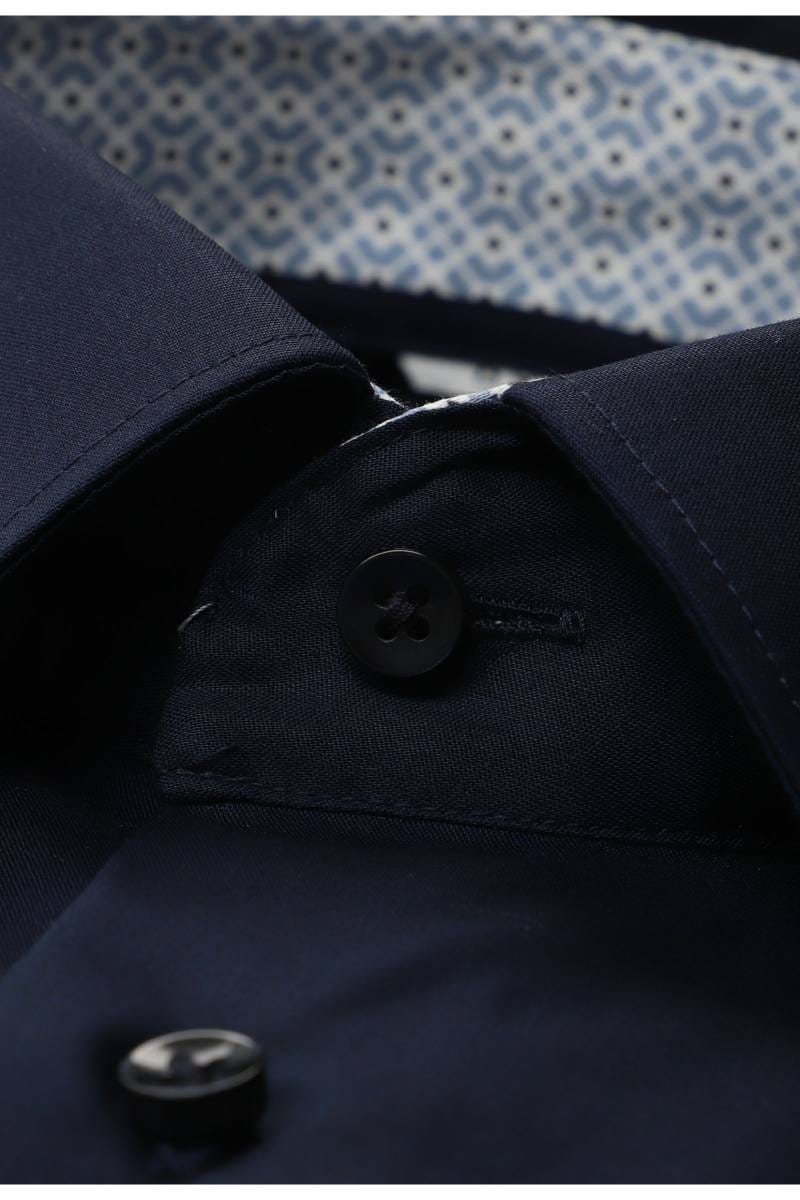 ETERNA Dynamic Cotton Comfort Fit Hemd marine, Einfarbig