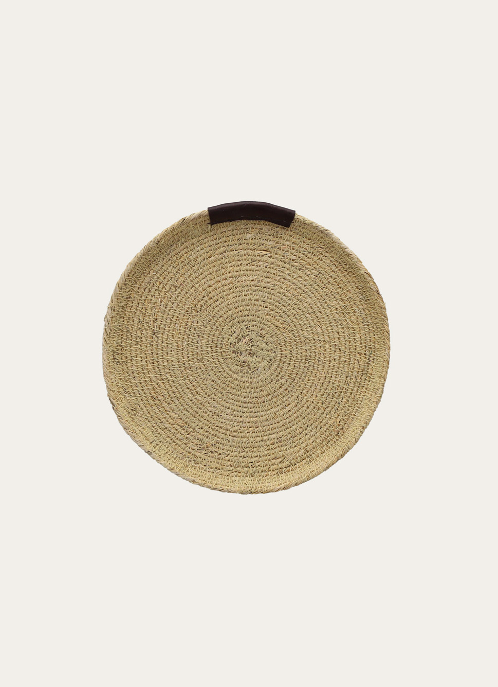 COUPELLE RONDE EN FIBRES NATURELLES MOYEN FORMAT NATUREL