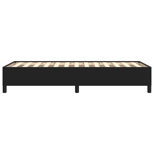 NNEVL Bed Frame Black 107x203 cm King Single Faux Leather