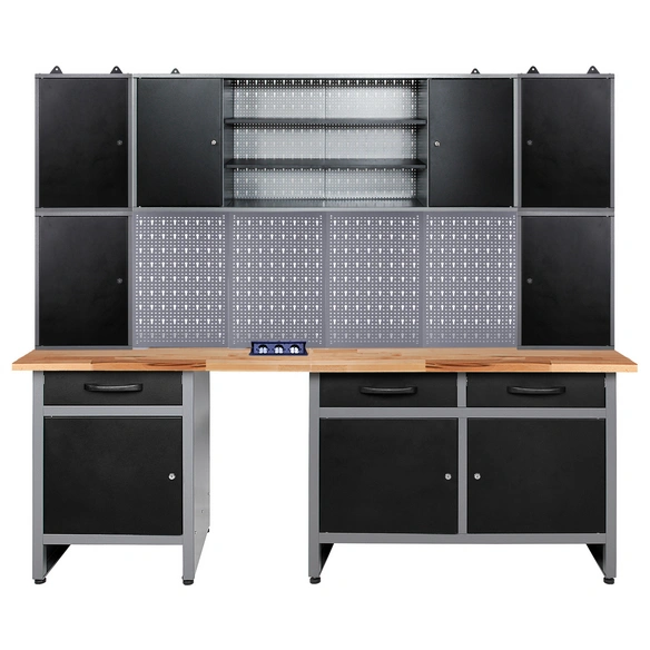 Werkstatt-Set, anthrazit, Metall