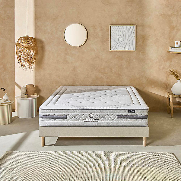 Matelas Ressorts ensachés Sérénade 90x200 cm Accueil Mousse