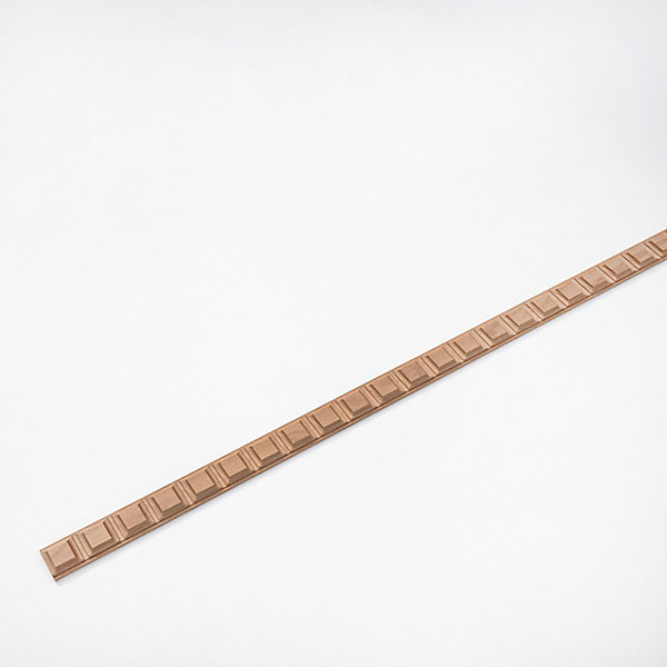 Moulure murale décorative en bois PONT NEUF - 3,5 x 100 cm - Brut sans peinture - Cimaise - Plinthe - Baguette d'ornement
