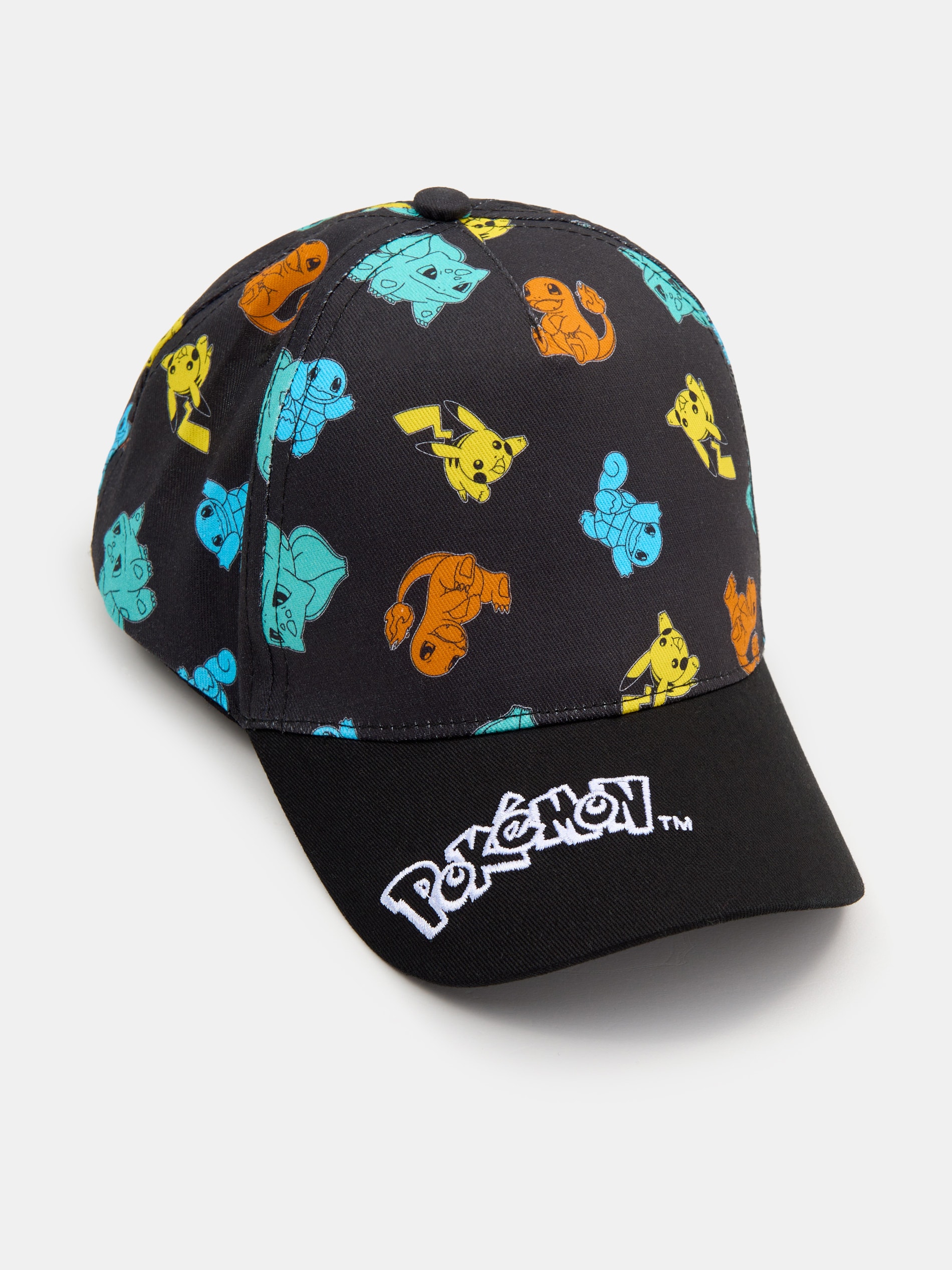 Bawełniana czapka z haftowanym napisem Pokémon