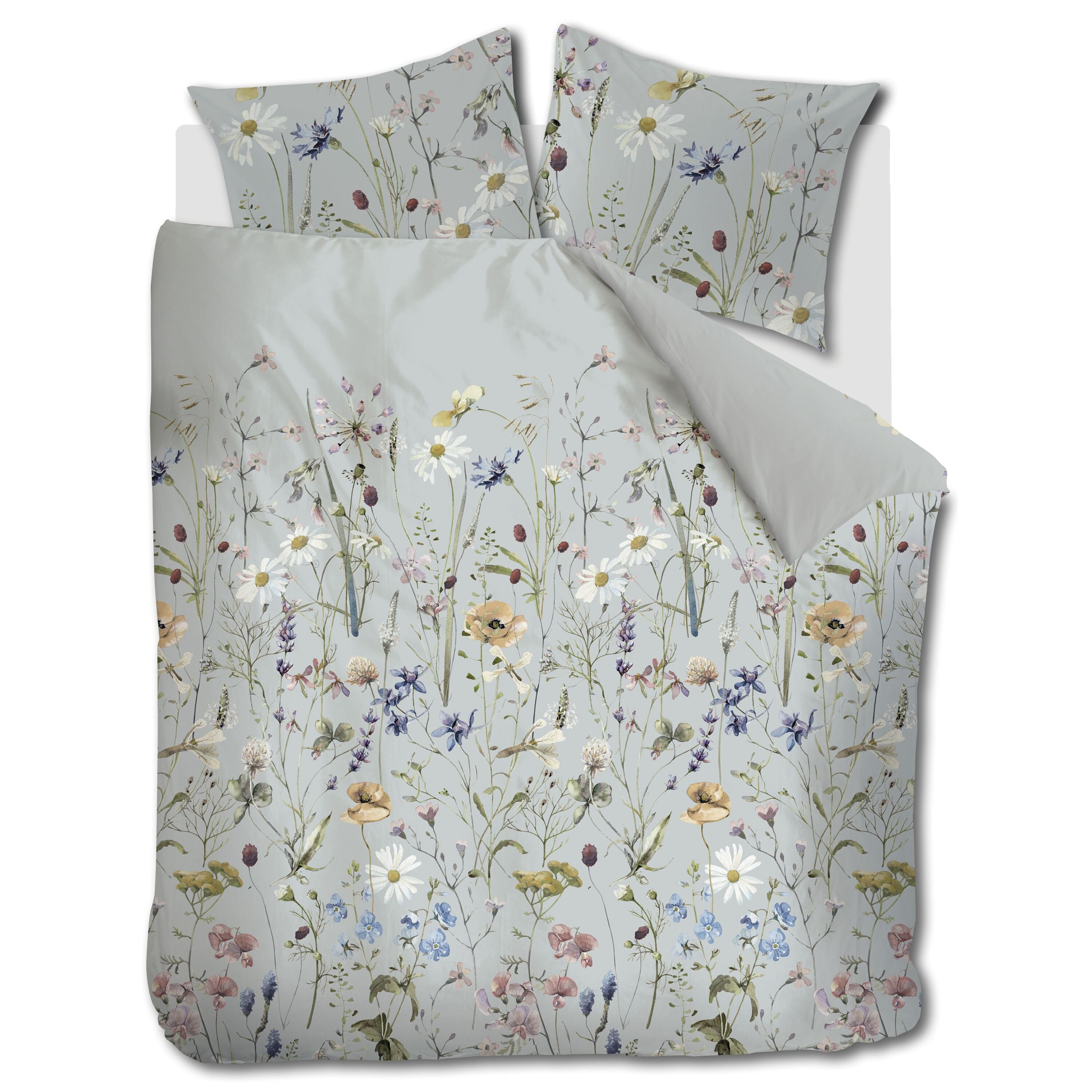 Ariadne at Home Bloom Dekbedovertrek 200 x 200/220 cm - Blauw