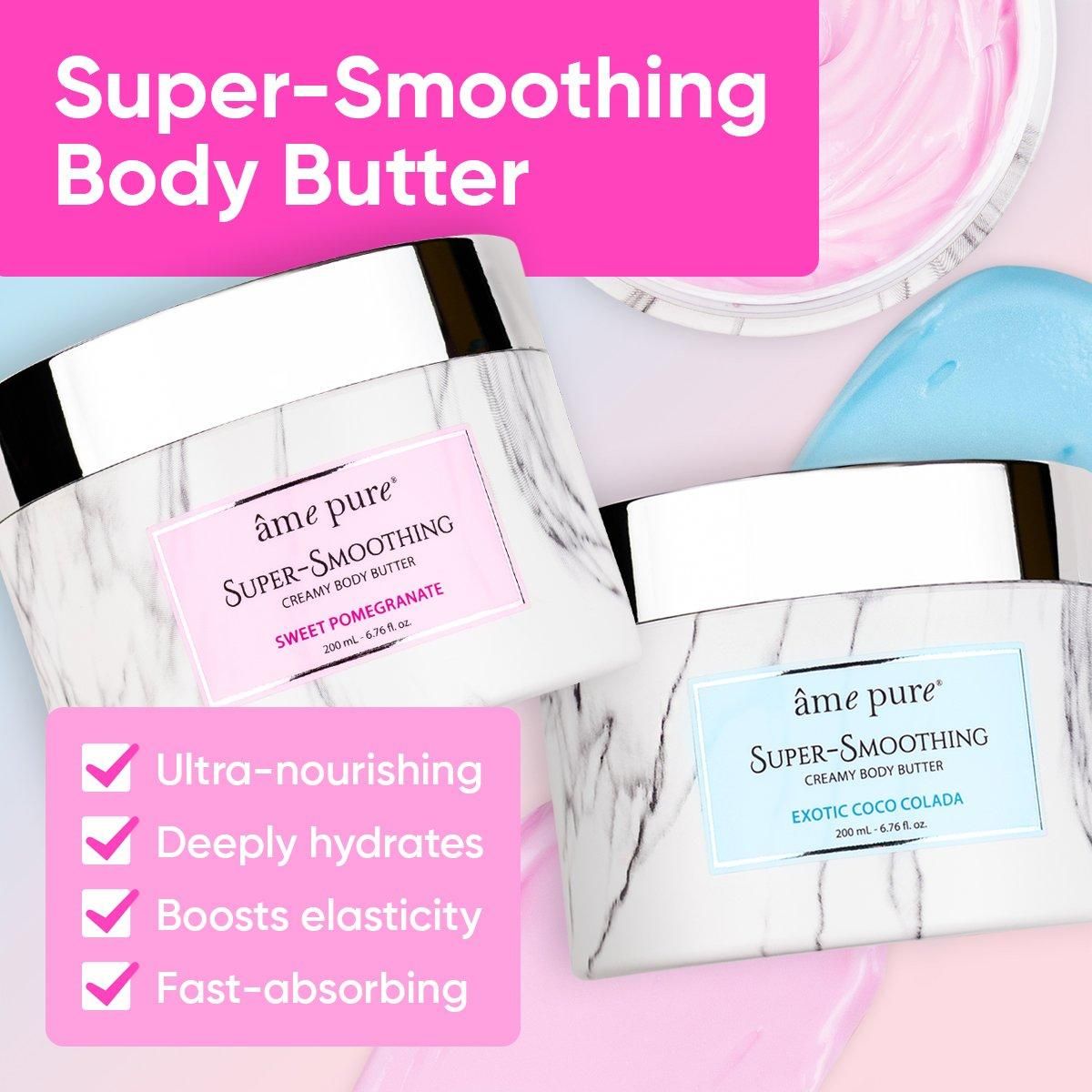 âme pure BODY BUTTER | SWEET POMEGRANATE – Moisturizing Body Lotion For Dry Skin