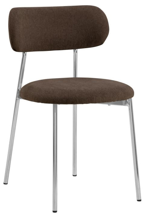 Rebellenclub Mikel Eetkamerstoel - Set van 2 - Bruin