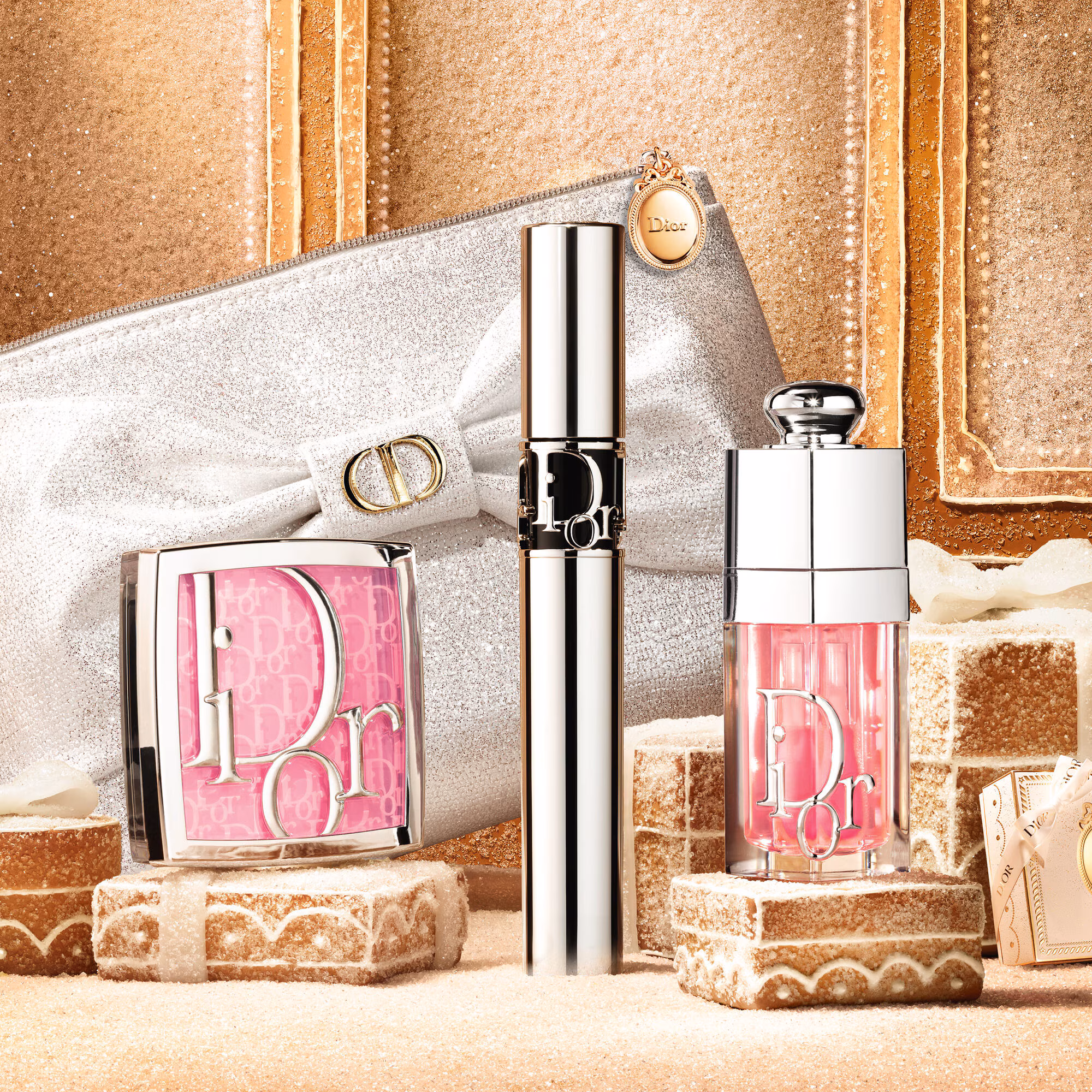 DIOR ADDICTLe rituel volume et éclat - édition limitée huile à lèvres, mascara et blush