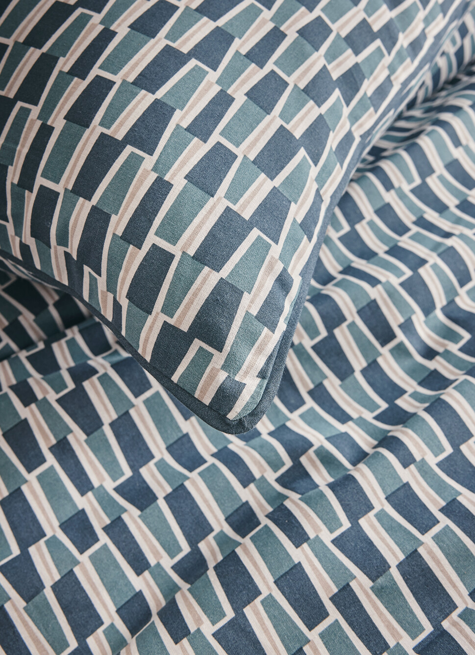 HOUSSE DE COUETTE CRAFT BLEU BALTIQUE