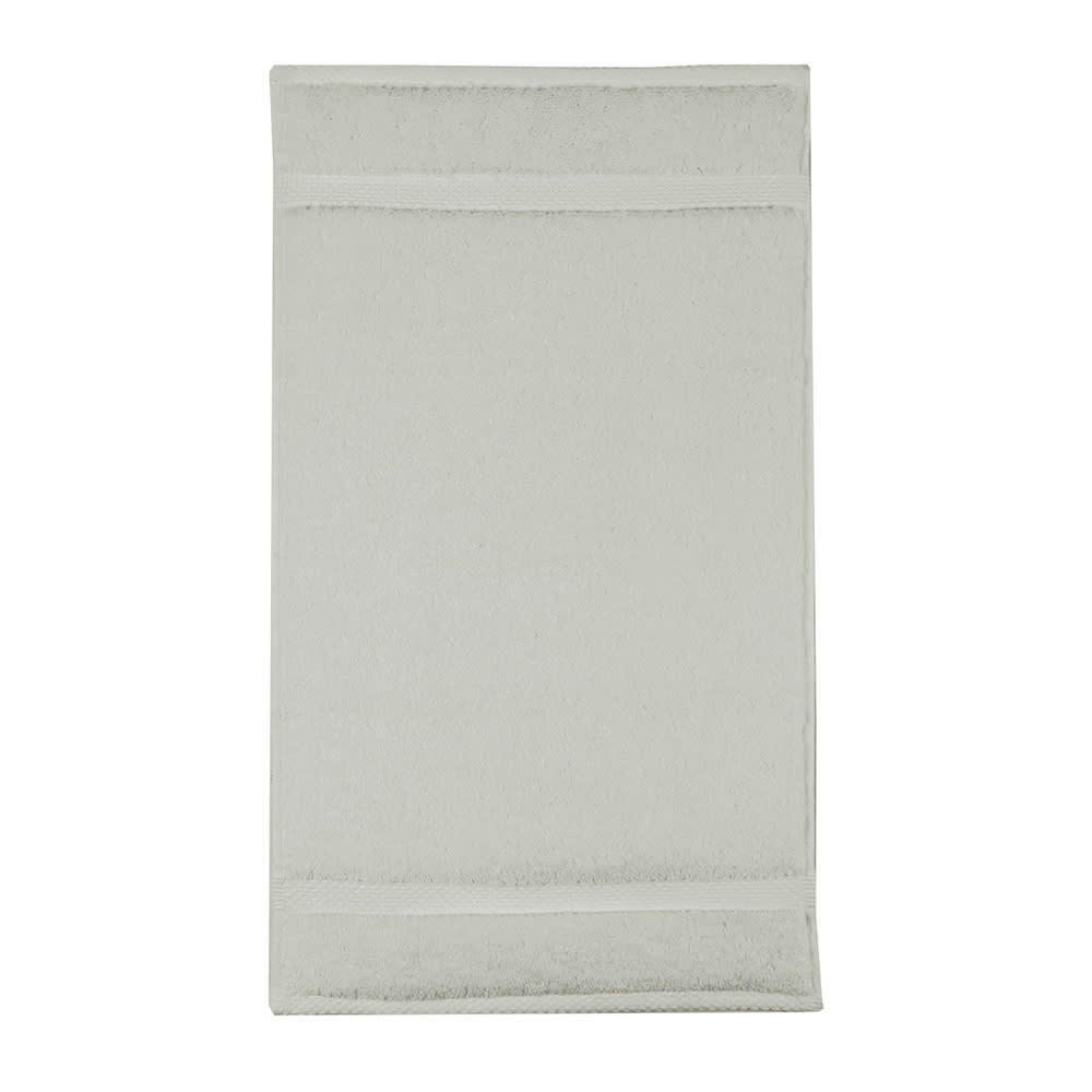 - Serviette invites  pur coton gris 30x50