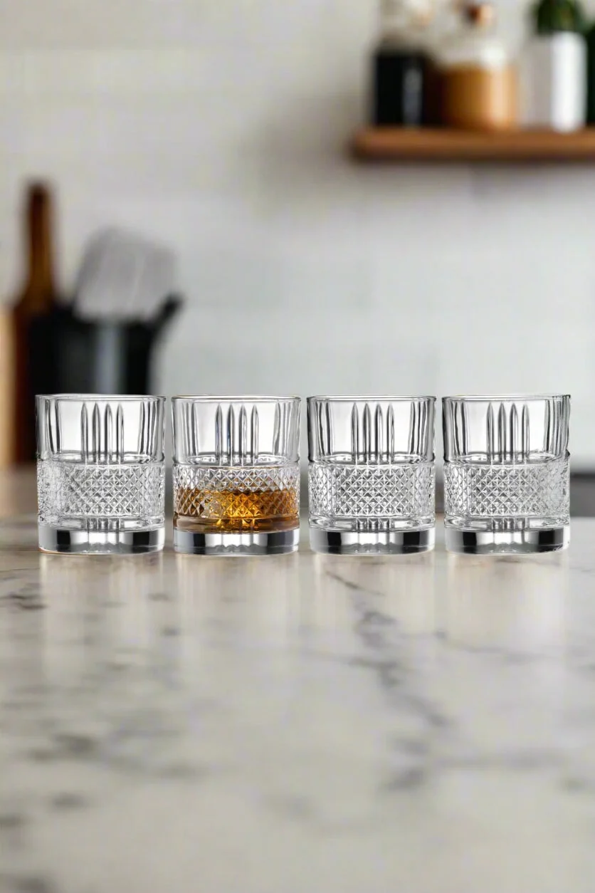 Set Of 4 Eyre Whiskey Glasses