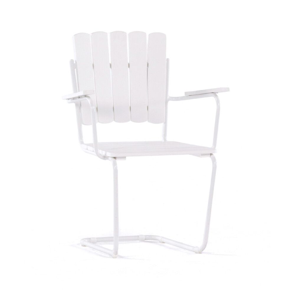 STOL SUNFUN VARBERG HVIT 4-PK