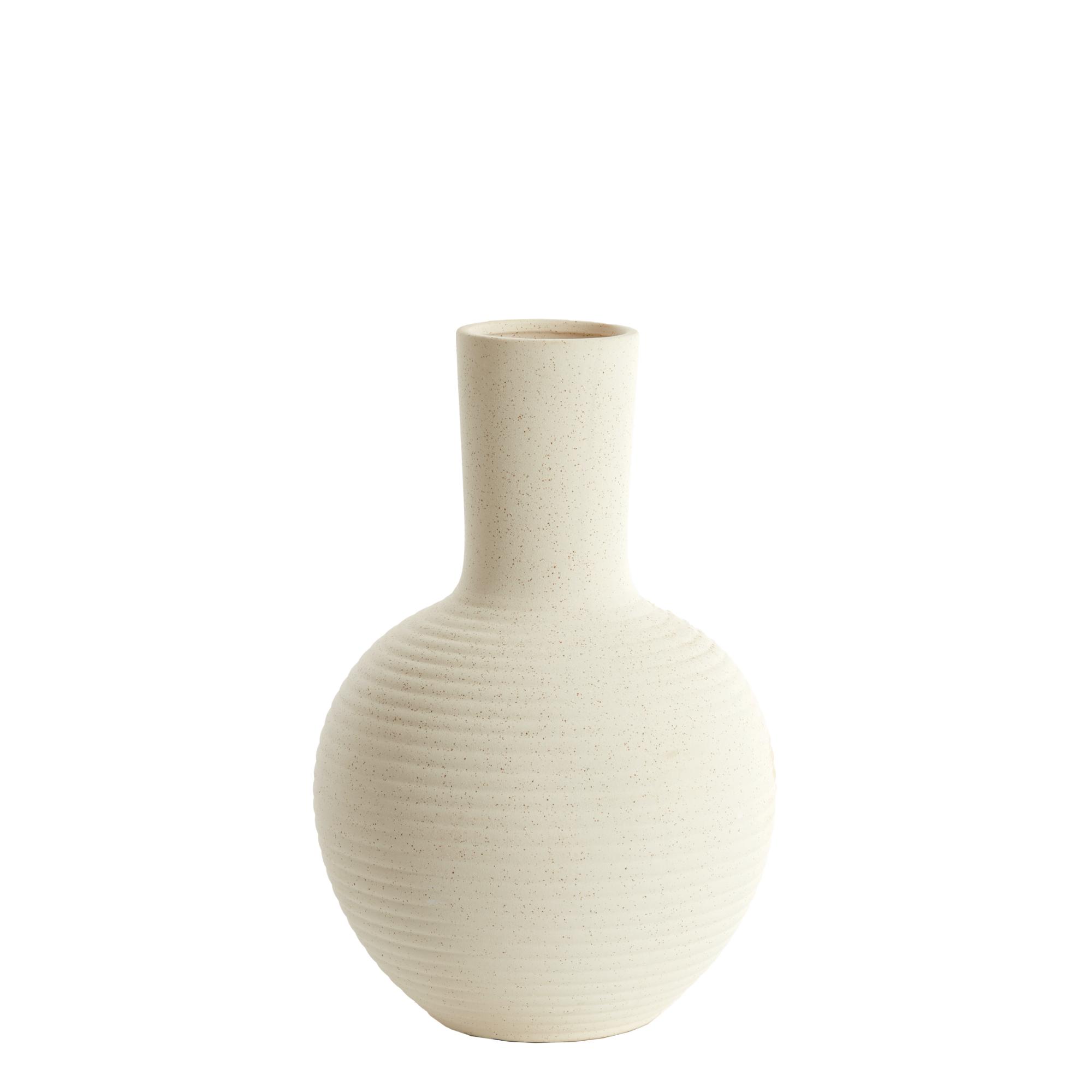 Light & Living vaas Ulloa - wit - Ø28.5cm