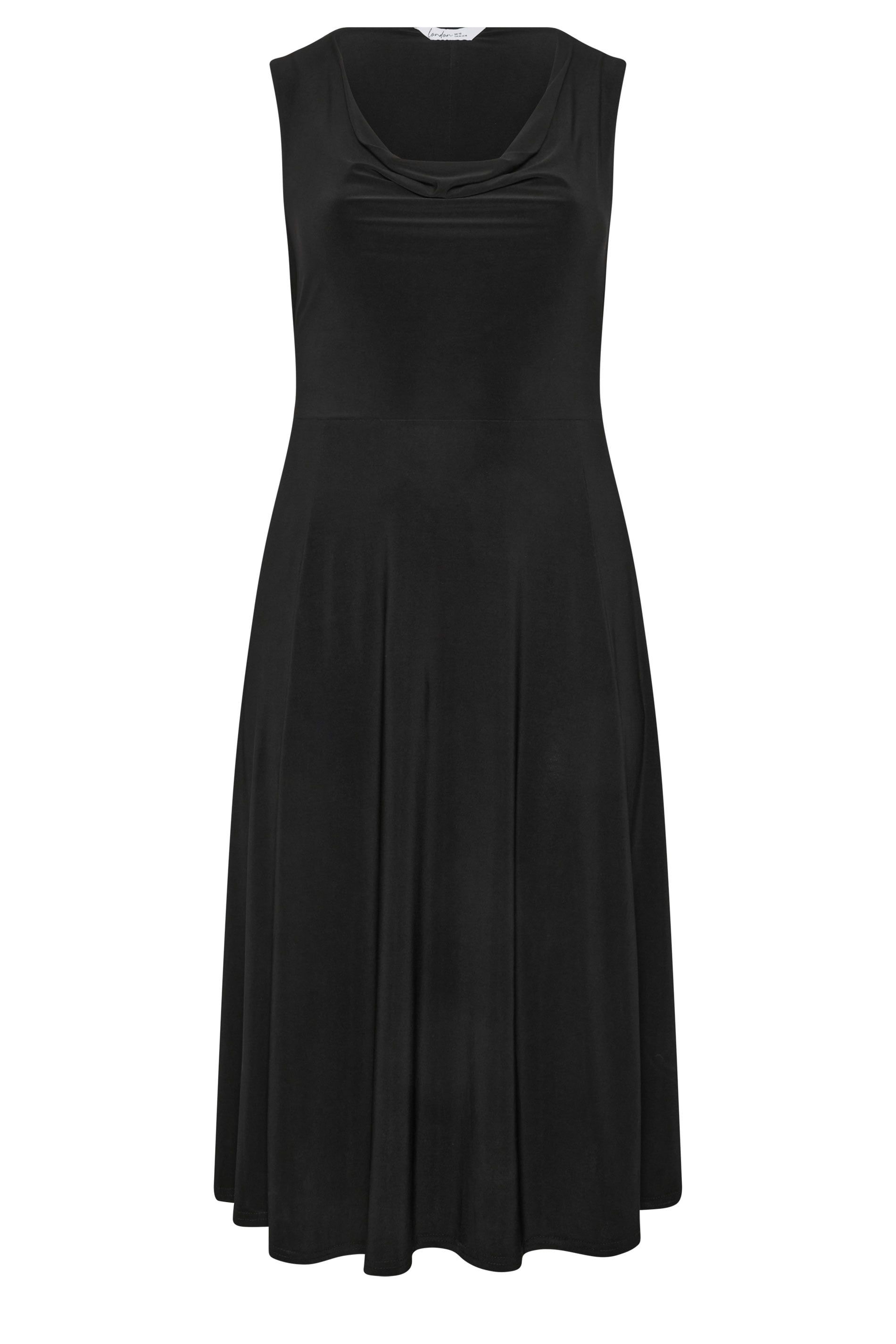 Yours Drape Front Midi Dress