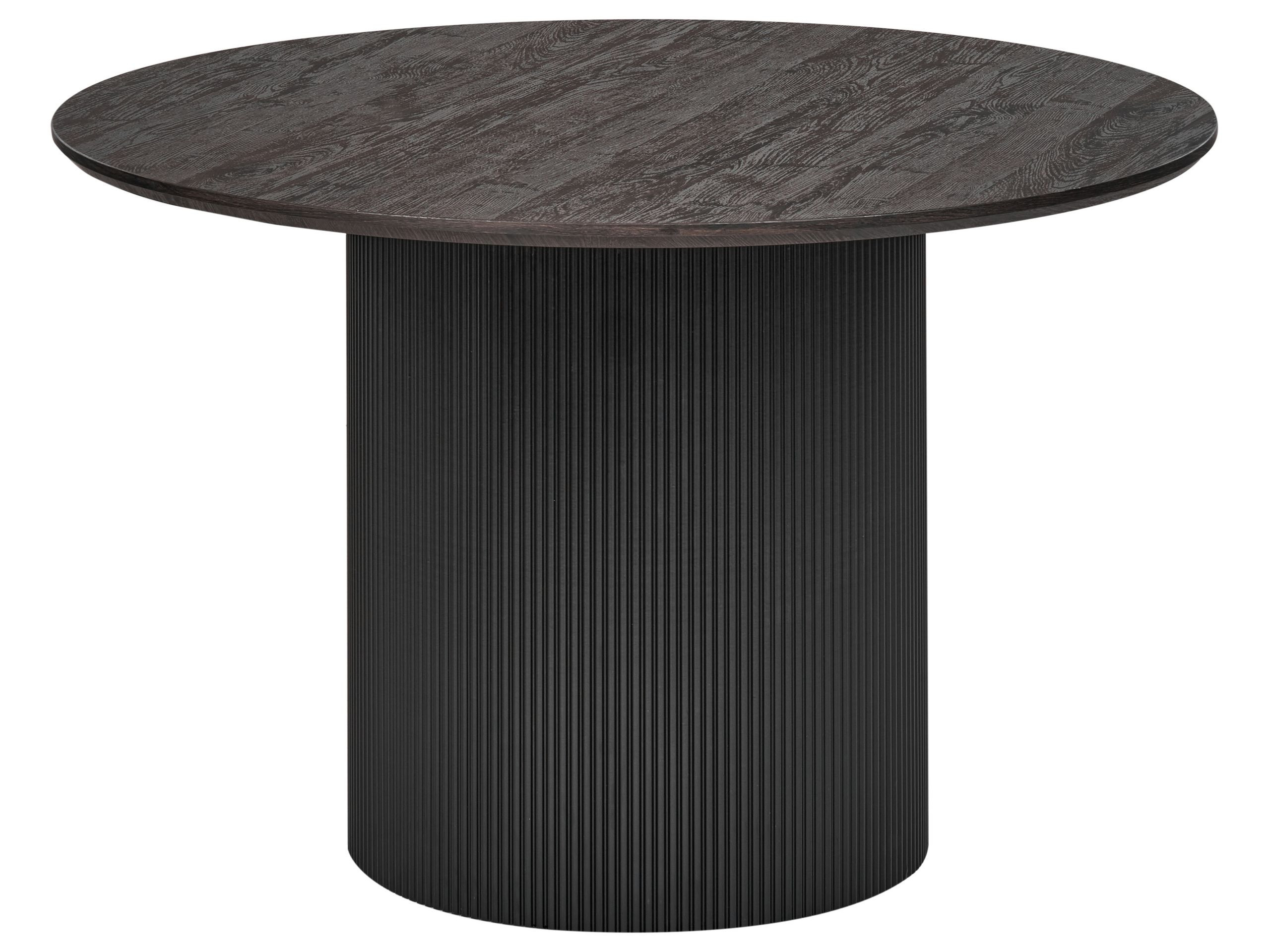 Stół do jadalni minimalistyczny ⌀ 120 cm czarny