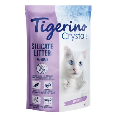 Tigerino Crystals XL-Grain Sensitive Cat Litter - Unscented