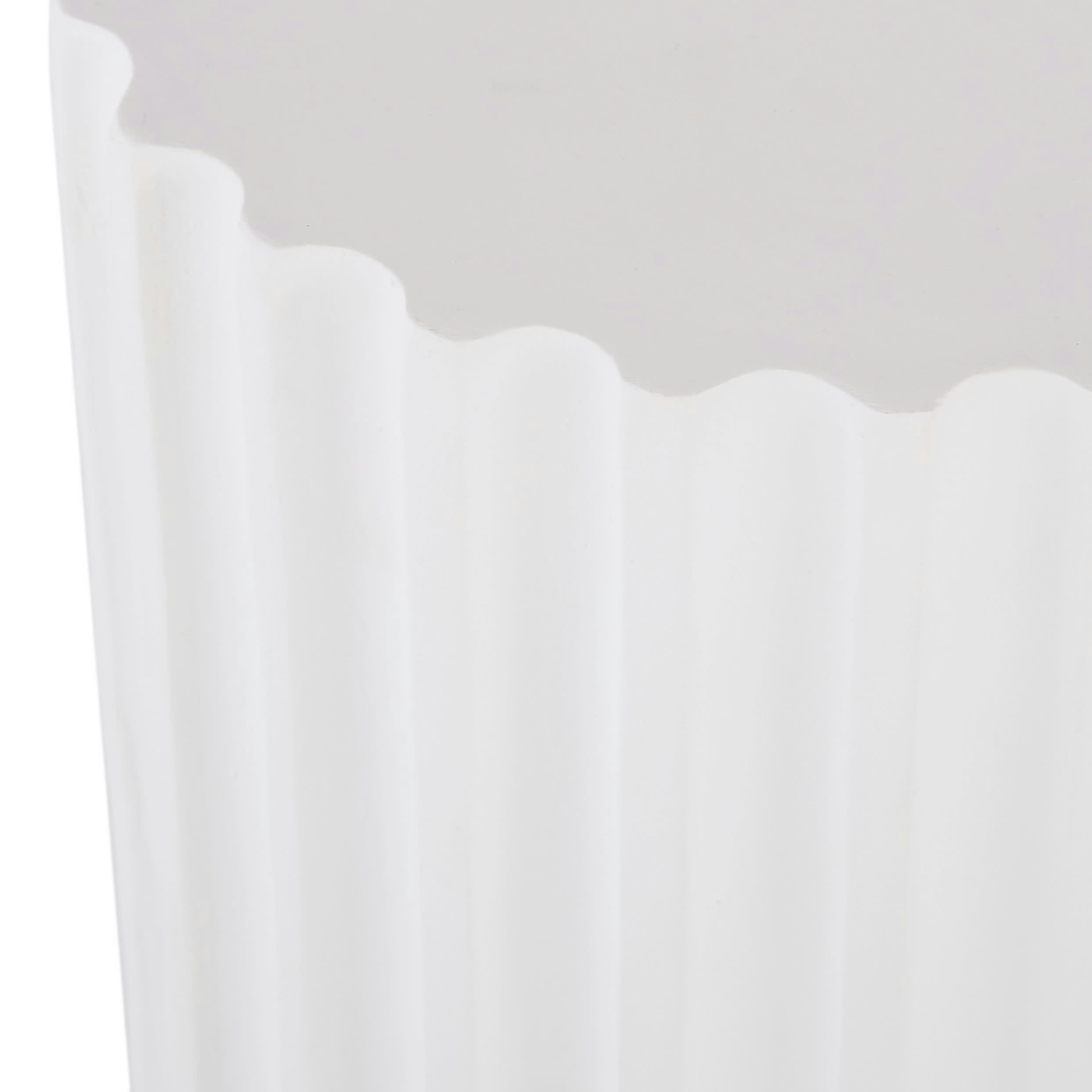 ACHILLE - Bout de canapé colonne blanc