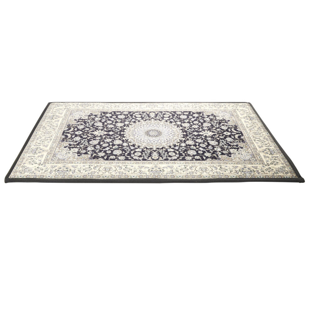 Tapis d'intérieur rectangulaire velours motif oriental 50x80cm (2 modèles)